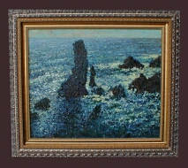 After Monet: Cliffs at Belle-Ile