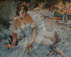 ballet dancer painting