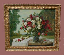 roses still life