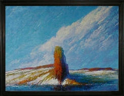Autumn Landscape. Fine art oil on canvas