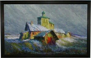 Northern Landscape. Fine art oil on canvas