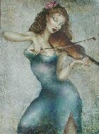 Girl with a violin