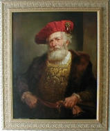 antique old painting