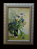 oil painting of flower