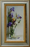 Oil painting of flower