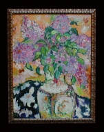 oil painting: Lilac from Toronto Art Gallery